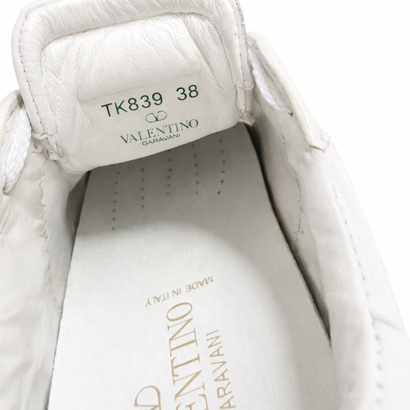 entino Rockstud Untitled Italian craftsmanship Sneakers White Pink Leather38 - Picture 5 of 8